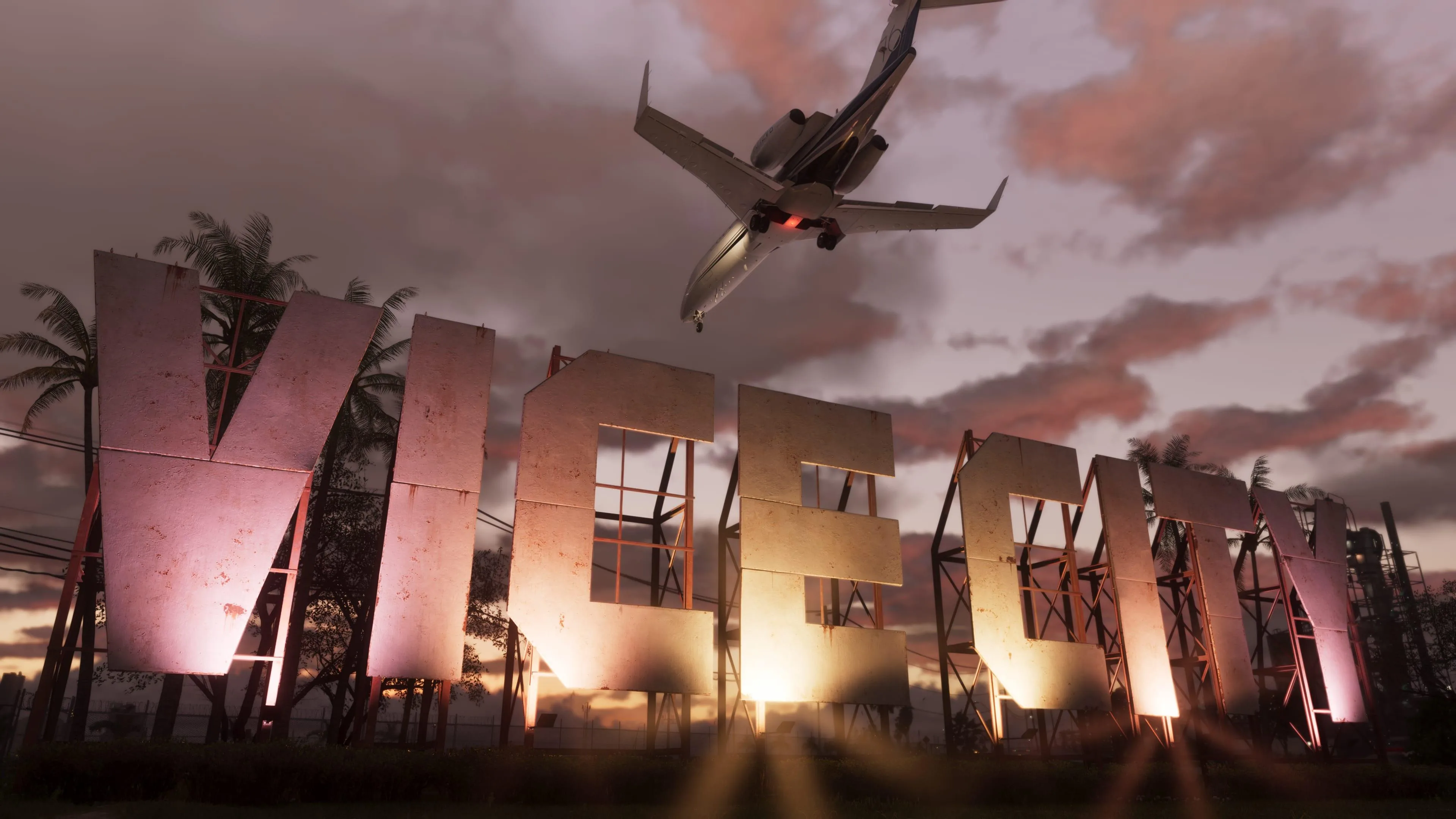 Official Rockstar GTA VI Vice City promotional screenshot